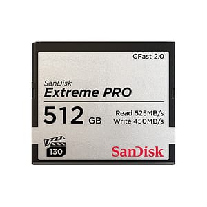 SanDisk 512GB Extreme PRO CFast 2 Memory Card